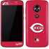 MLB Cincinnati Reds - Solid Distressed Moto E5 Play Skin