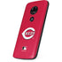 MLB Cincinnati Reds - Solid Distressed Moto E5 Play Skin