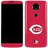 MLB Cincinnati Reds - Solid Distressed Moto E5 Plus Skin