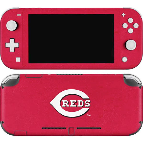 MLB Cincinnati Reds - Solid Distressed Nintendo Switch Lite Skin