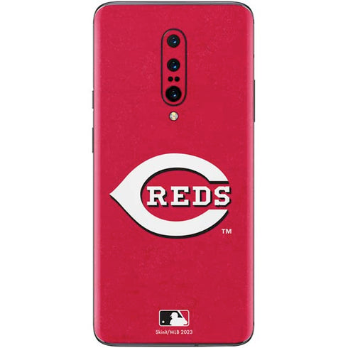 MLB Cincinnati Reds - Solid Distressed OnePlus 7 Pro Skin