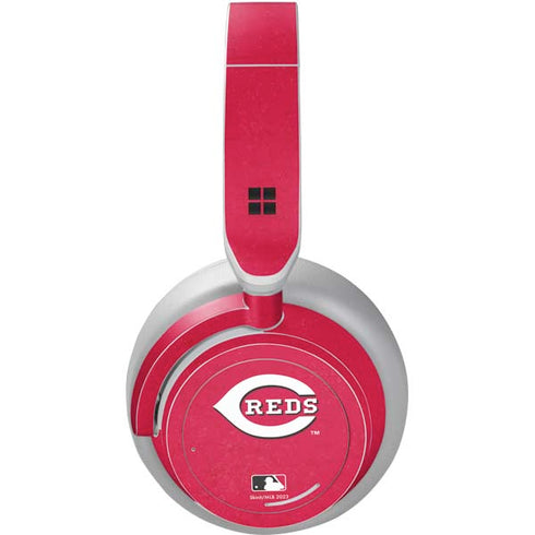 MLB Cincinnati Reds - Solid Distressed Surface Headphones Skin