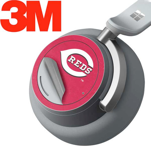 MLB Cincinnati Reds - Solid Distressed Surface Headphones Skin