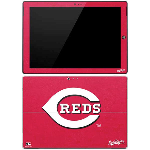 MLB Cincinnati Reds - Solid Distressed Surface Pro 3 Skin