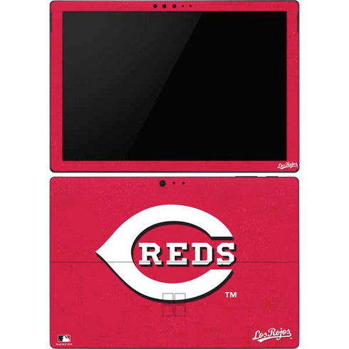 MLB Cincinnati Reds - Solid Distressed Surface Pro 6 Skin
