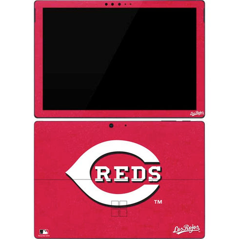 MLB Cincinnati Reds - Solid Distressed Surface Pro 7 Skin