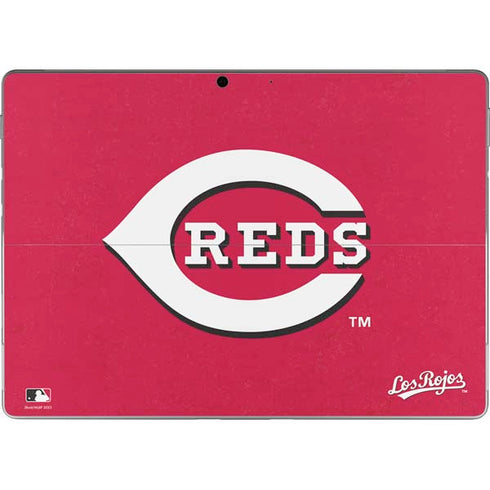 MLB Cincinnati Reds - Solid Distressed Surface Pro 8 Skin