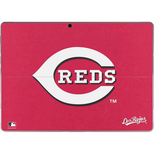 MLB Cincinnati Reds - Solid Distressed Surface Pro 9 Skin
