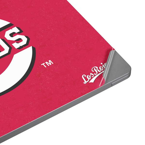 MLB Cincinnati Reds - Solid Distressed Universal Laptop 12in (9.8 x 6.8in) Skin