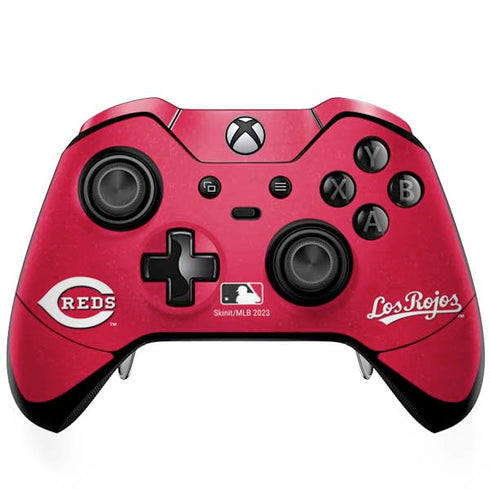 MLB Cincinnati Reds - Solid Distressed Xbox One Elite Controller Skin