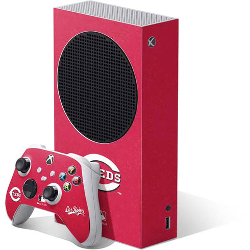 MLB Cincinnati Reds - Solid Distressed Xbox Series S Skins