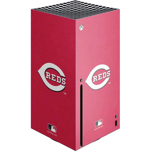 MLB Cincinnati Reds - Solid Distressed Xbox Series X Console Skin