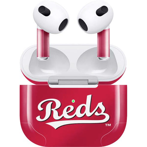 MLB Cincinnati Reds Alternate/Away Jersey Apple AirPods (3rd Gen 2021) Skin