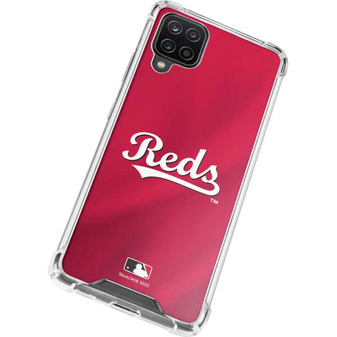 MLB Cincinnati Reds Alternate/Away Jersey Galaxy A12 Clear Case