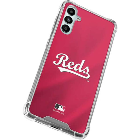 MLB Cincinnati Reds Alternate/Away Jersey Galaxy A14 5G Clear Case