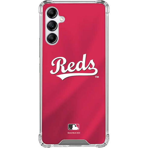 MLB Cincinnati Reds Alternate/Away Jersey Galaxy A15 5G Clear Case