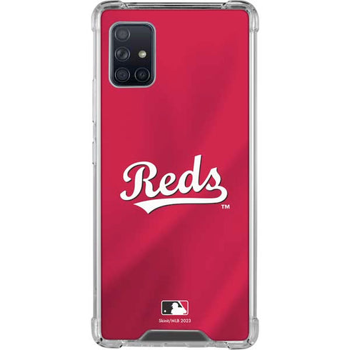 MLB Cincinnati Reds Alternate/Away Jersey Galaxy A51 5G Clear Case