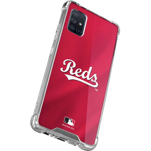 MLB Cincinnati Reds Alternate/Away Jersey Galaxy A51 5G Clear Case