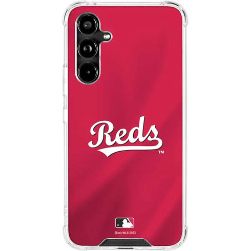 MLB Cincinnati Reds Alternate/Away Jersey Galaxy A54 5G Clear Case
