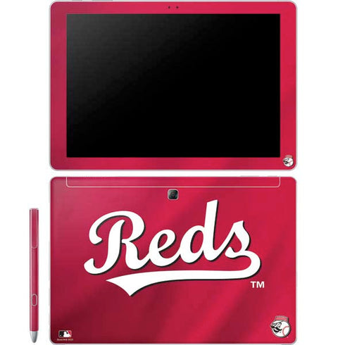 MLB Cincinnati Reds Alternate/Away Jersey Galaxy Book 12in Skin