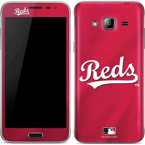 MLB Cincinnati Reds Alternate/Away Jersey Galaxy J3 Skin