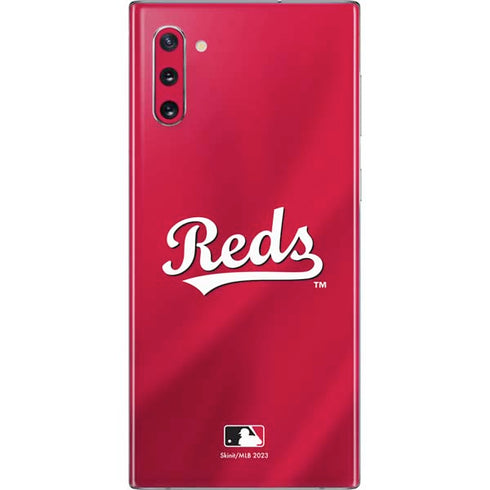 MLB Cincinnati Reds Alternate/Away Jersey Galaxy Note 10 Skin