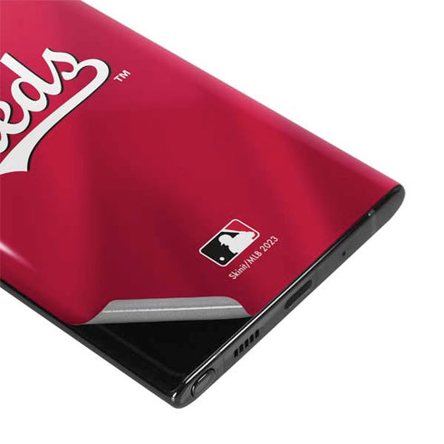 MLB Cincinnati Reds Alternate/Away Jersey Galaxy Note 10 Skin