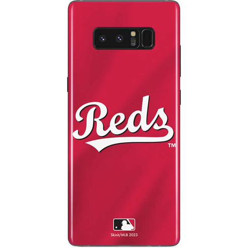 MLB Cincinnati Reds Alternate/Away Jersey Galaxy Note 8 Skin