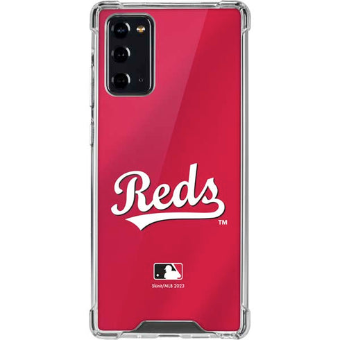 MLB Cincinnati Reds Alternate/Away Jersey Galaxy Note20 5G Clear Case