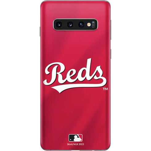 MLB Cincinnati Reds Alternate/Away Jersey Galaxy S10 Skin