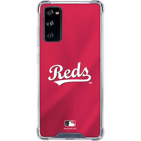 MLB Cincinnati Reds Alternate/Away Jersey Galaxy S20 FE Clear Case