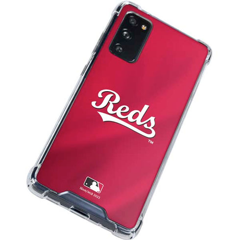 MLB Cincinnati Reds Alternate/Away Jersey Galaxy S20 FE Clear Case