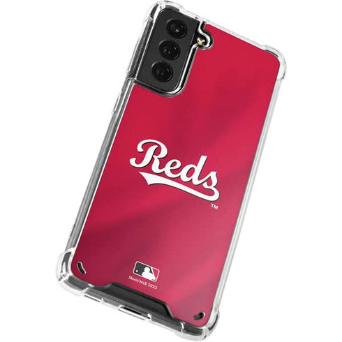 MLB Cincinnati Reds Alternate/Away Jersey Galaxy S21 5G Clear Case