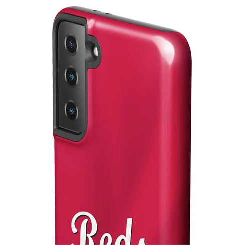 MLB Cincinnati Reds Alternate/Away Jersey Galaxy S21 FE Pro Case