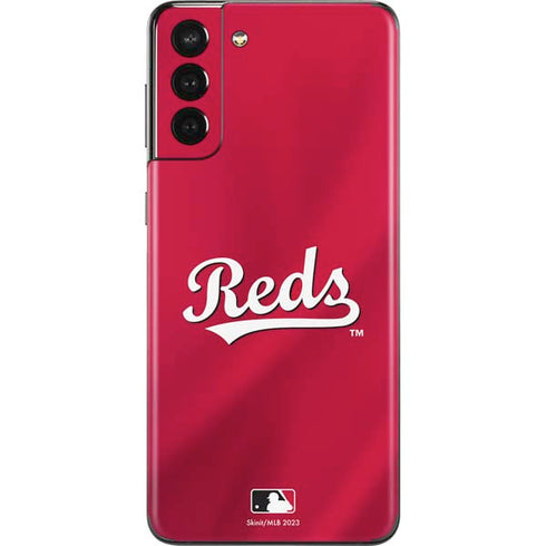 MLB Cincinnati Reds Alternate/Away Jersey Galaxy S21 Plus 5G Skin