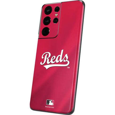 MLB Cincinnati Reds Alternate/Away Jersey Galaxy S21 Ultra 5G Skin