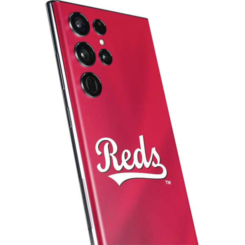 MLB Cincinnati Reds Alternate/Away Jersey Galaxy S22 Ultra Skin