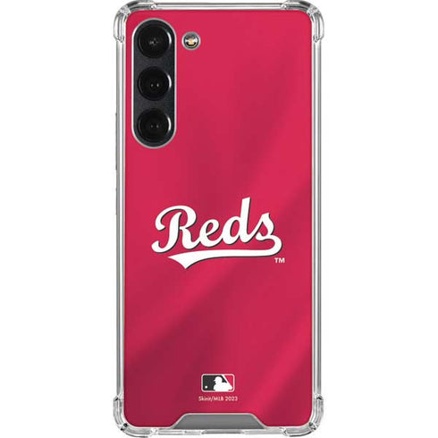MLB Cincinnati Reds Alternate/Away Jersey Galaxy S23 Plus Clear Case