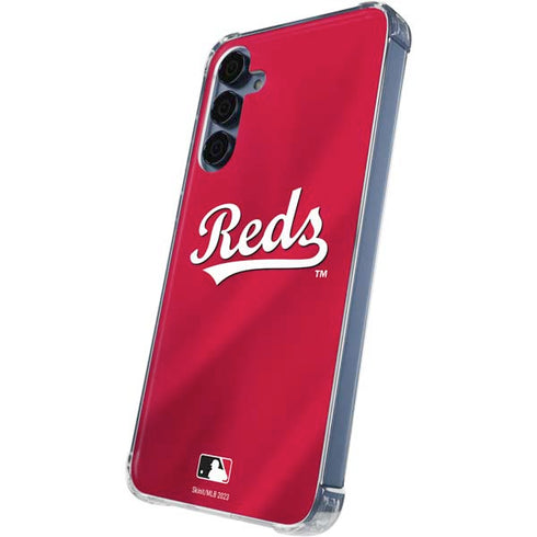 MLB Cincinnati Reds Alternate/Away Jersey Galaxy S24 Clear Case
