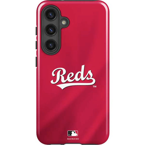 MLB Cincinnati Reds Alternate/Away Jersey Galaxy S24 Plus Impact Case