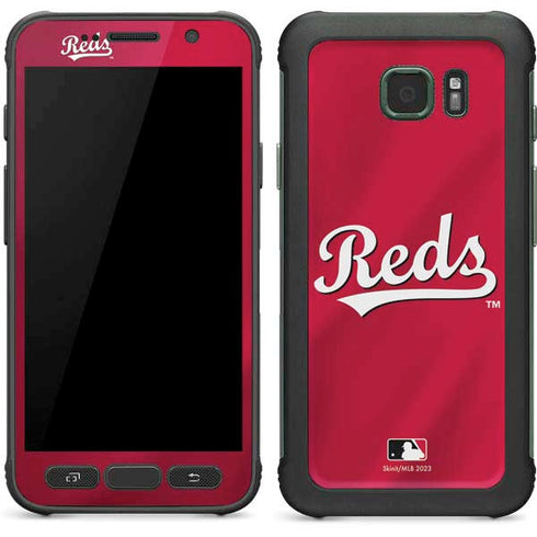 MLB Cincinnati Reds Alternate/Away Jersey Galaxy S7 Active Skin