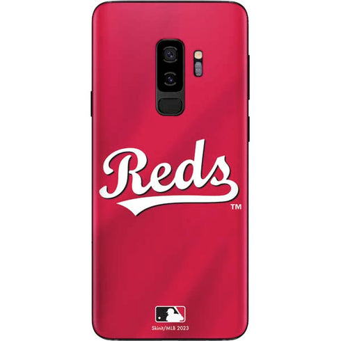 MLB Cincinnati Reds Alternate/Away Jersey Galaxy S9 Plus Skin