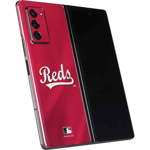 MLB Cincinnati Reds Alternate/Away Jersey Galaxy Z Fold2 5G Skin