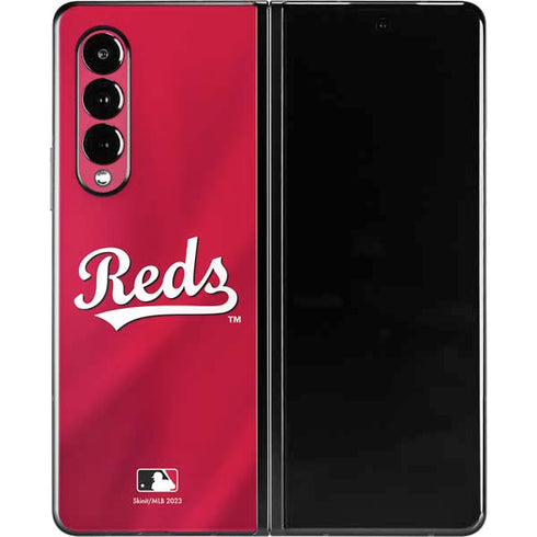 MLB Cincinnati Reds Alternate/Away Jersey Galaxy Z Fold3 5G Skin