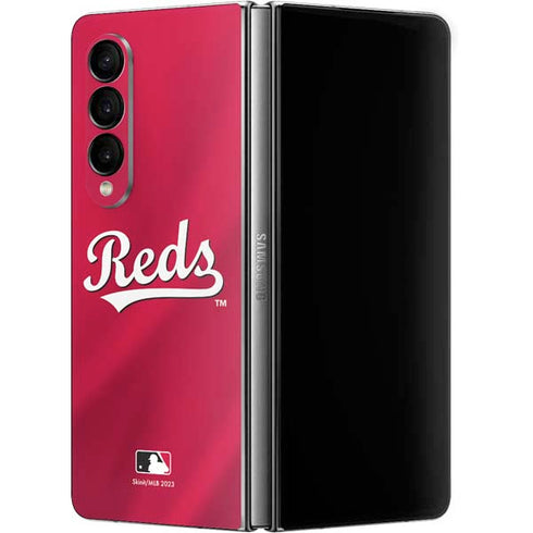 MLB Cincinnati Reds Alternate/Away Jersey Galaxy Z Fold4 5G Skin