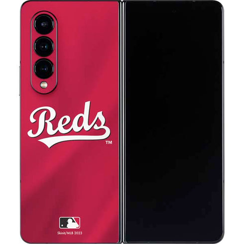 MLB Cincinnati Reds Alternate/Away Jersey Galaxy Z Fold4 5G Skin