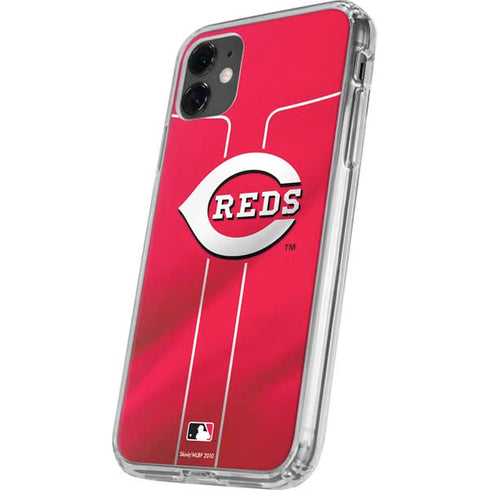 MLB Cincinnati Reds Alternate/Away Jersey iPhone 11 Clear Case