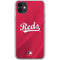 MLB Cincinnati Reds Alternate/Away Jersey iPhone 11 Clear Case