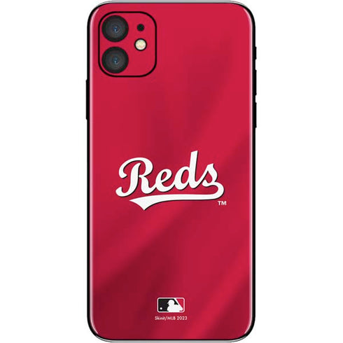 MLB Cincinnati Reds Alternate/Away Jersey iPhone 11 Skin