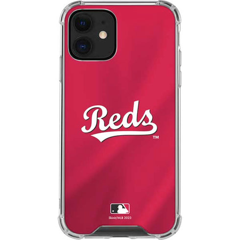 MLB Cincinnati Reds Alternate/Away Jersey iPhone 12 Mini Clear Case